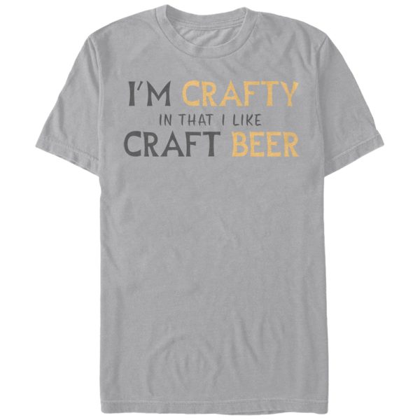 Men_s Lost Gods I_m Crafty I Like Craft Beer T-Shirt