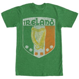Men_s Lost Gods Ireland Harp Crest T-Shirt