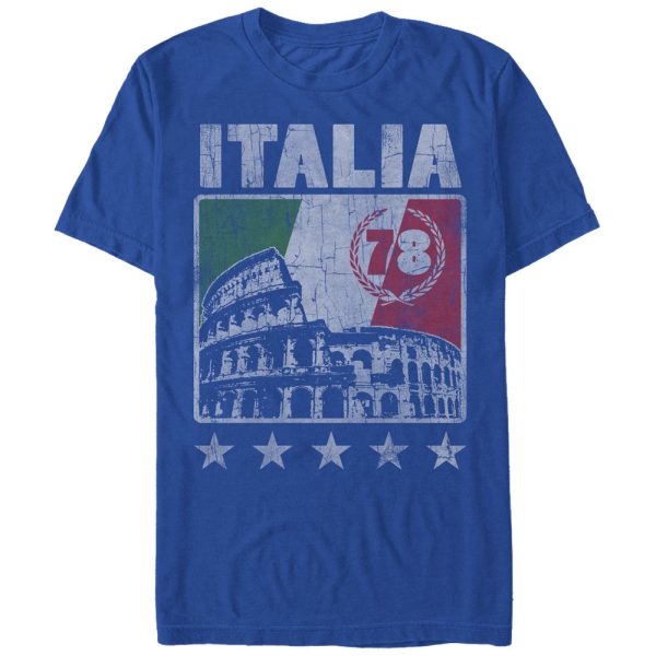 Men_s Lost Gods Italy Flag Colosseum T-Shirt