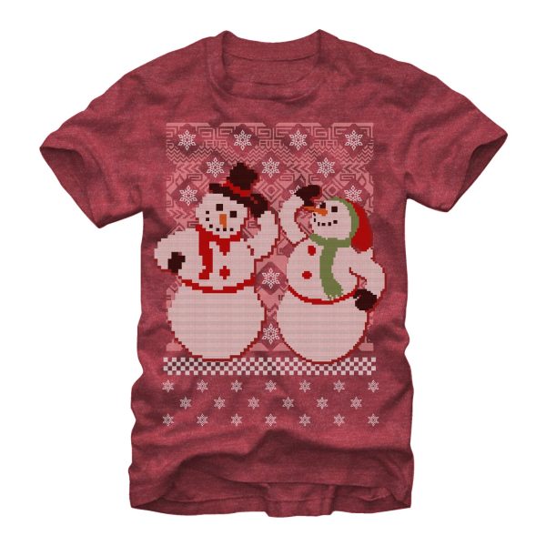 Men_s Lost Gods Jolly Holiday Snowmen T-Shirt