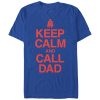 Men_s Lost Gods Keep Calm and Call Dad T-Shirt