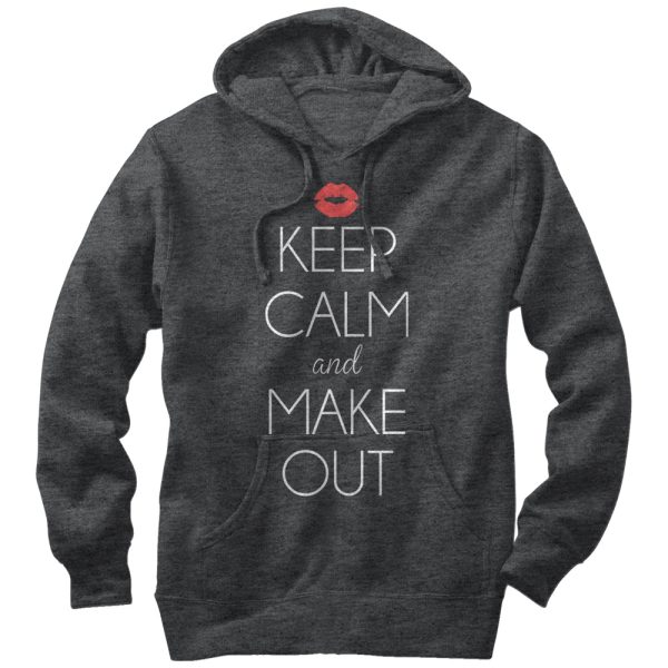 Men_s Lost Gods Keep Calm and Make Out Pull Over Hoodie