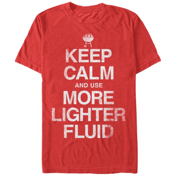 Men_s Lost Gods Keep Calm and Use More Lighter Fluid T-Shirt