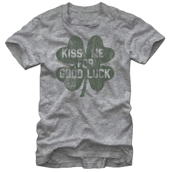 Men_s Lost Gods Kiss Me for Good Luck T-Shirt