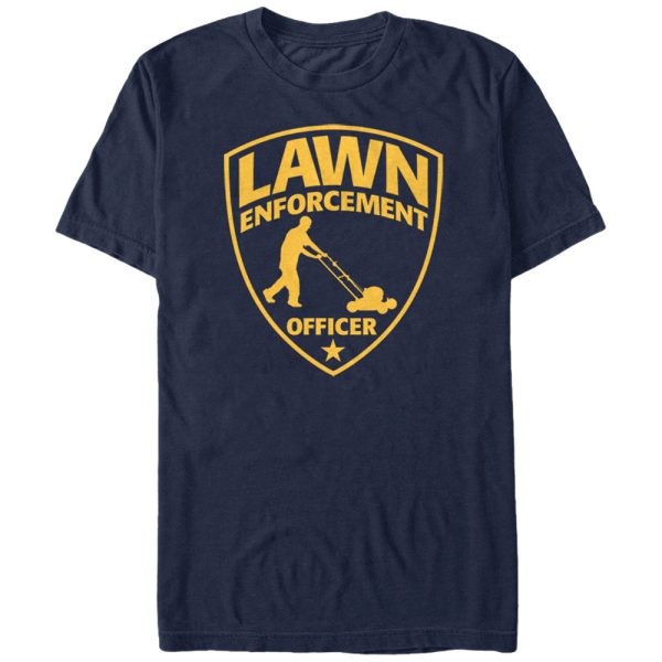 Men_s Lost Gods Lawn Enforcement Officer T-Shirt