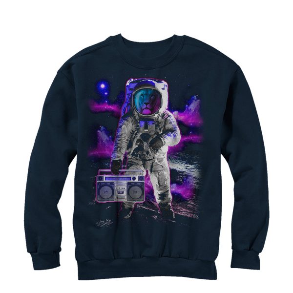 Men_s Lost Gods Lion Astronaut Sweatshirt