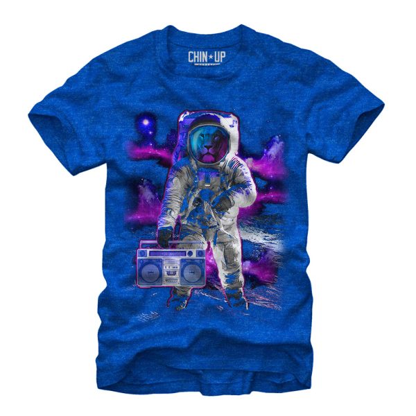 Men_s Lost Gods Lion Astronaut T-Shirt