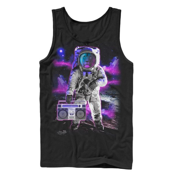 Men_s Lost Gods Lion Astronaut Tank Top