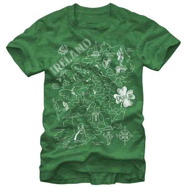 Men_s Lost Gods Map of Ireland T-Shirt