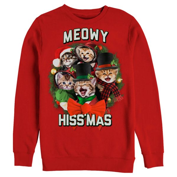 Men_s Lost Gods Meowy Hissmas Sweatshirt