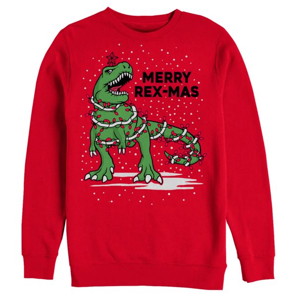 Men_s Lost Gods Merry Rex-Mas Sweatshirt