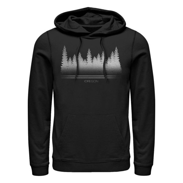 Men_s Lost Gods Oregon Pine Trees Pull Over Hoodie