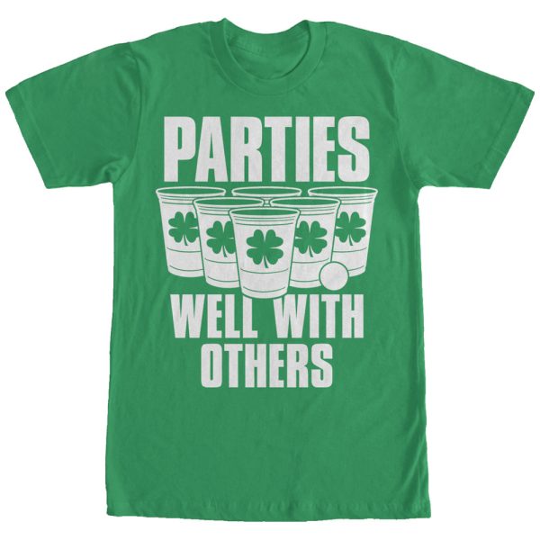 Men_s Lost Gods Parties Well With Others Pong T-Shirt