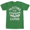 Men_s Lost Gods Partying is My Cardio T-Shirt