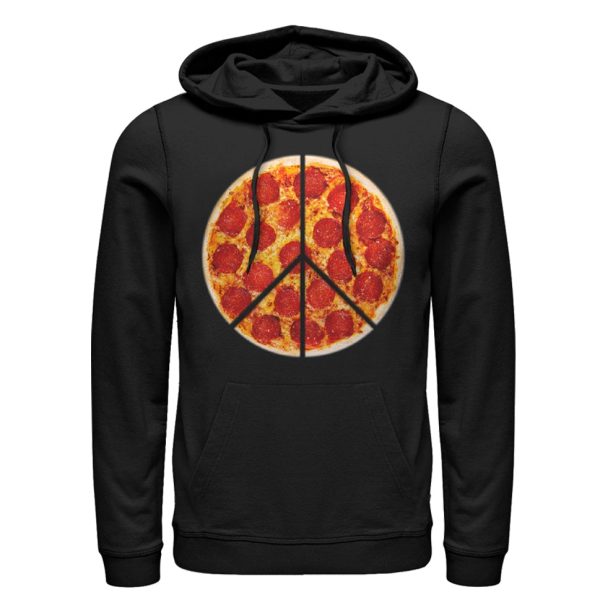 Men_s Lost Gods Peace Pizza Pie Pull Over Hoodie