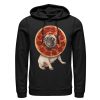 Men_s Lost Gods Pepperoni Pizza Pug Pull Over Hoodie
