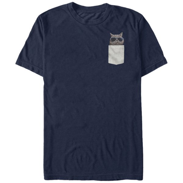 Men_s Lost Gods Pocket Cat in Sunglasses T-Shirt