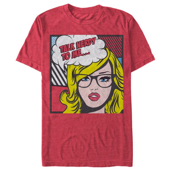 Men_s Lost Gods Pop Art Talk Nerdy to Me T-Shirt