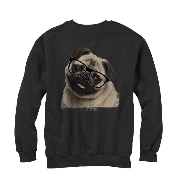 Men_s Lost Gods Pug Nerd Sweatshirt