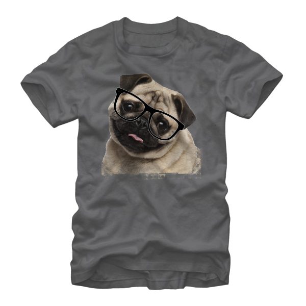 Men_s Lost Gods Pug Nerd T-Shirt