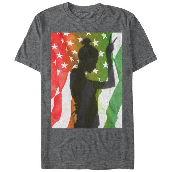 Men_s Lost Gods Rasta Peace American Flag T-Shirt