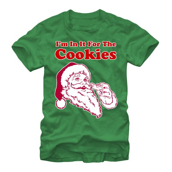 Men_s Lost Gods Santa in it for the Cookies T-Shirt