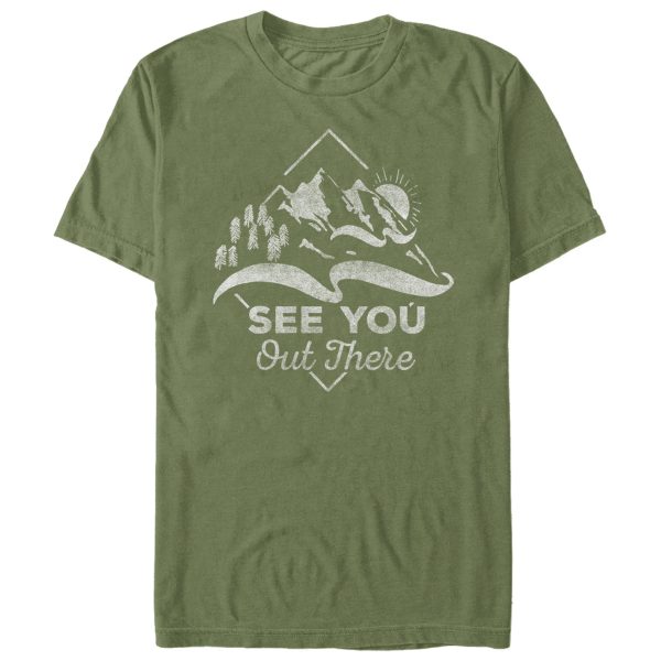 Men_s Lost Gods See You Out There Nature Scene T-Shirt