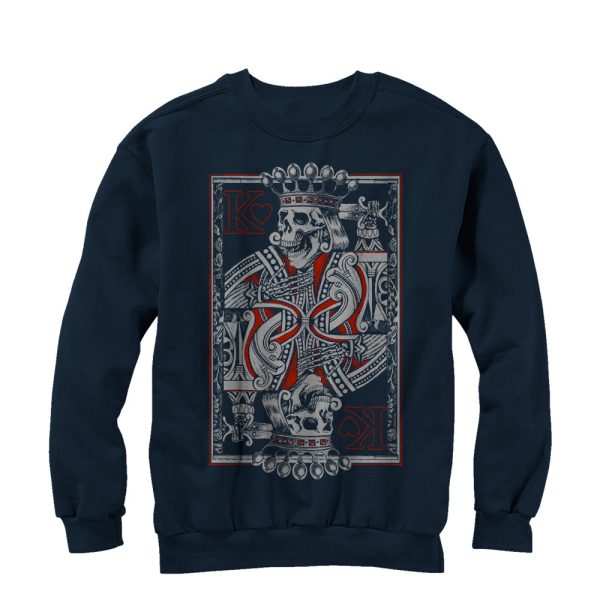 Men_s Lost Gods Skeleton King of Hearts Sweatshirt