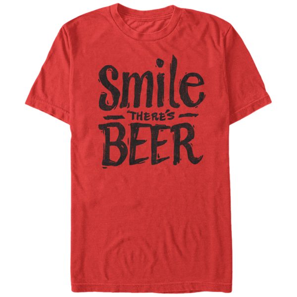 Men_s Lost Gods Smile There_s Beer T-Shirt