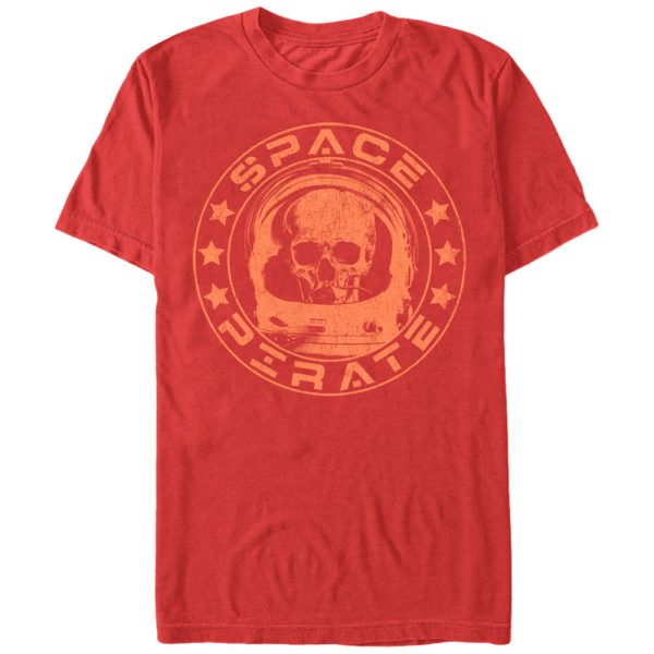 Men_s Lost Gods Space Pirate Skull Astronaut T-Shirt