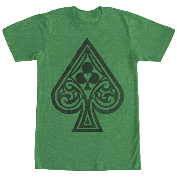 Men_s Lost Gods Spade Club Heart Diamond T-Shirt