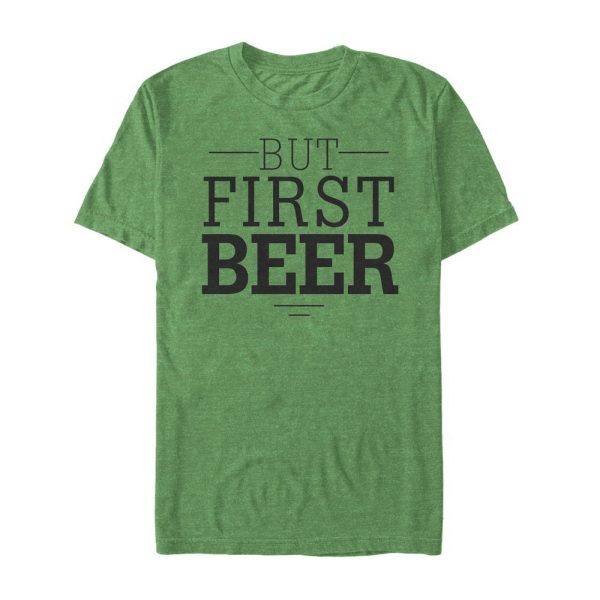 Men_s Lost Gods St. Patrick_s Day First Beer T-Shirt