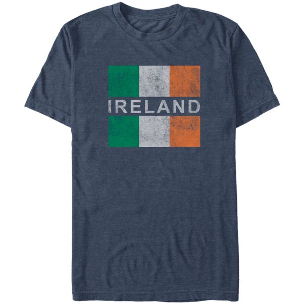 Men_s Lost Gods St. Patrick_s Day Ireland Retro Flag T-Shirt