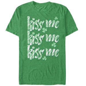 Men_s Lost Gods St. Patrick_s Day Kiss Me Three T-Shirt