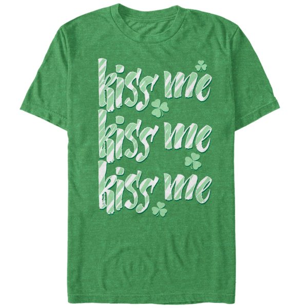 Men_s Lost Gods St. Patrick_s Day Kiss Me Three T-Shirt