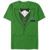 Men_s Lost Gods St. Patrick_s Day Tuxedo Clover Costume Tee T-Shirt