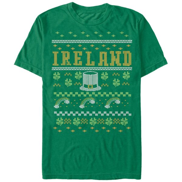 Men_s Lost Gods St. Patrick_s Day Ugly Sweater T-Shirt