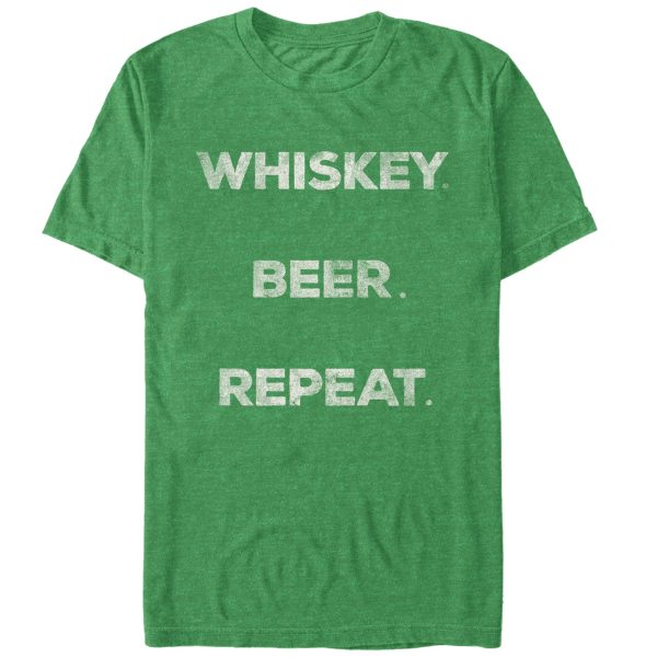 Men_s Lost Gods St. Patrick_s Day Whiskey Repeat T-Shirt