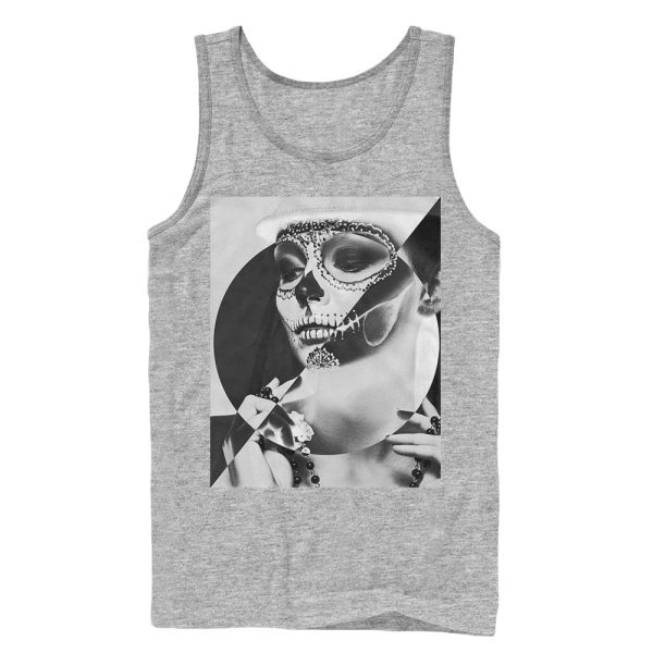 Men_s Lost Gods Sugar Skull Portrait Tank Top