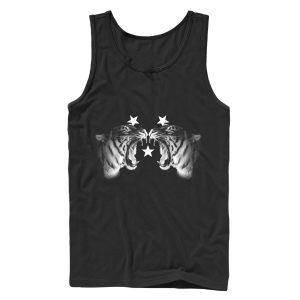 Men_s Lost Gods Twin Tigers and Stars Tank Top