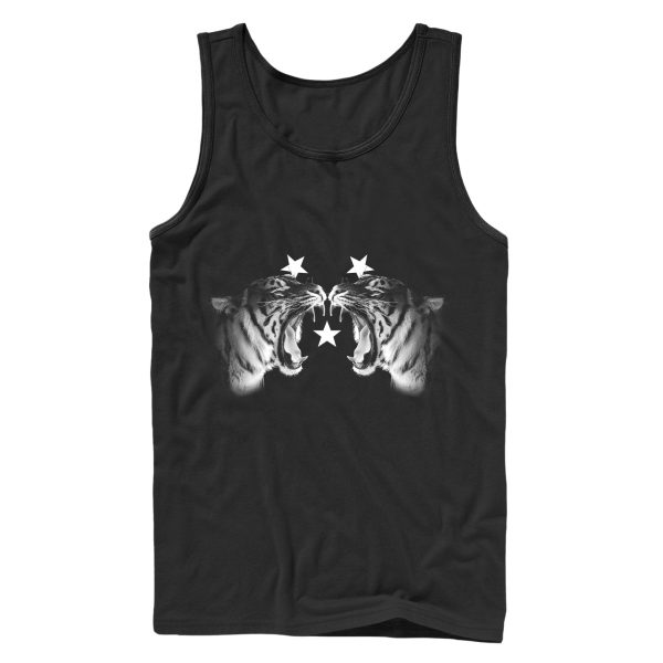 Men_s Lost Gods Twin Tigers and Stars Tank Top