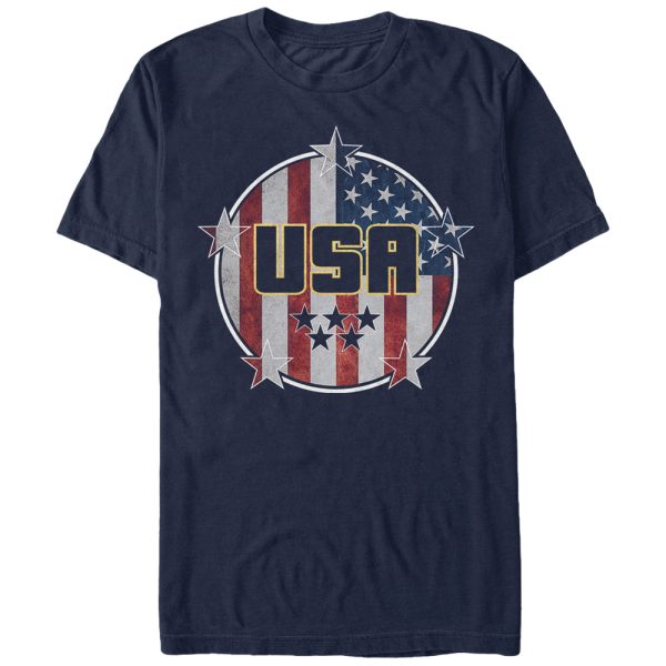 Men_s Lost Gods USA Flag Circle T-Shirt