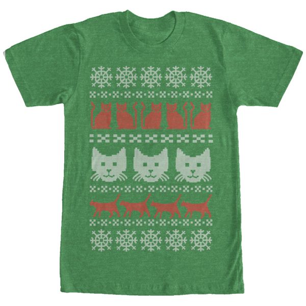 Men_s Lost Gods Ugly Christmas Cat T-Shirt