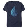 Men_s Magic The Gathering Blue Mana Decorative Water Symbol T-Shirt