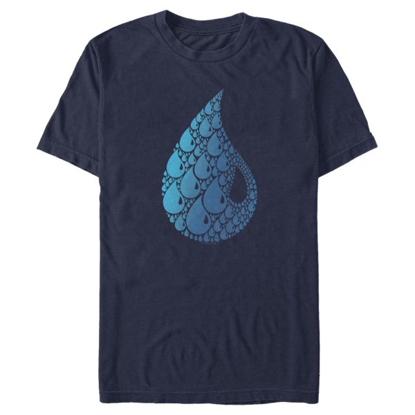 Men_s Magic The Gathering Blue Mana Decorative Water Symbol T-Shirt