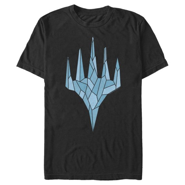 Men_s Magic The Gathering Blue Mana Planeswalker Symbol T-Shirt