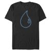 Men_s Magic The Gathering Blue Mana Water Outline T-Shirt