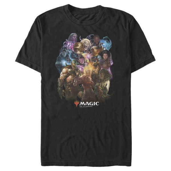 Men_s Magic The Gathering Character Collage T-Shirt