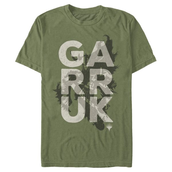 Men_s Magic The Gathering Garruk Wildspeaker Name T-Shirt