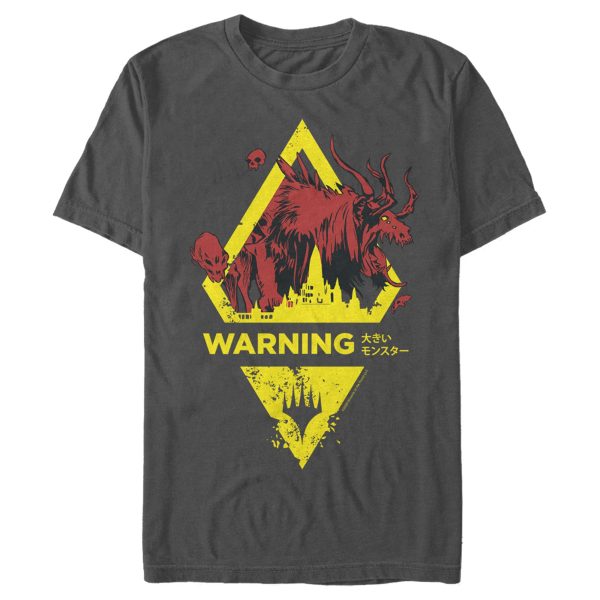 Men_s Magic The Gathering Ikoria Warning Beast Sign T-Shirt